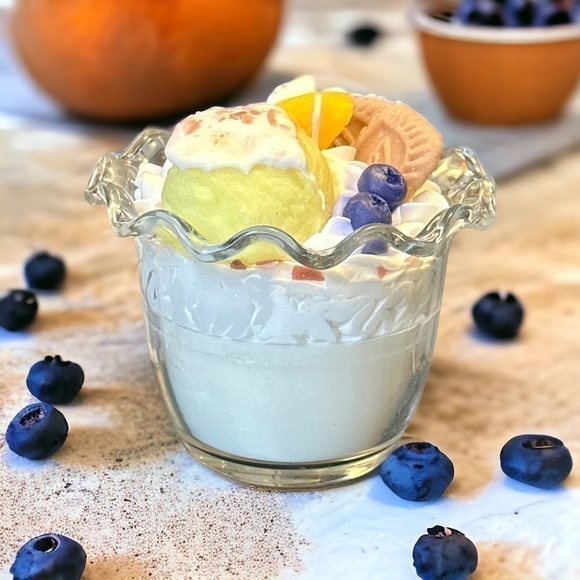 ⚠️SALE Candle // Ice Cream Blueberry Cookie Soy Wax Candle SEND OFFERS🥳 - Picture 5 of 5